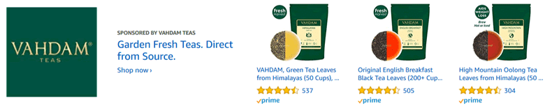 vahdam green tea