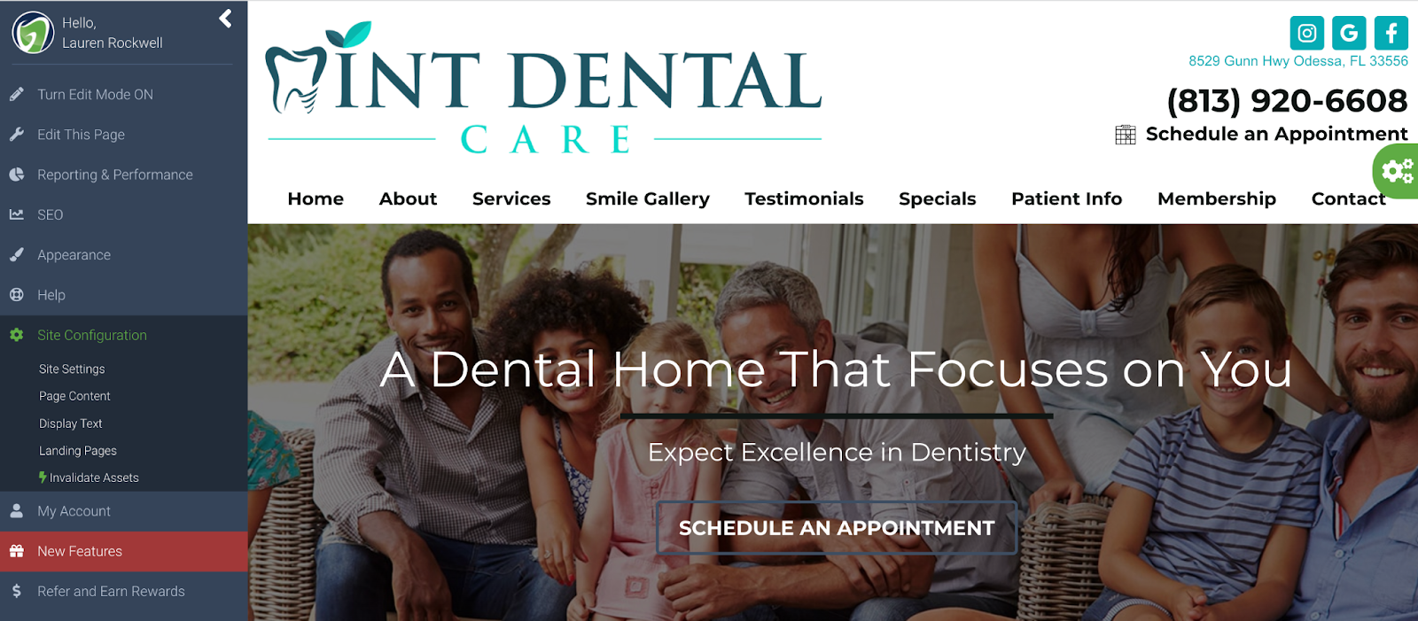 great dental websites platform