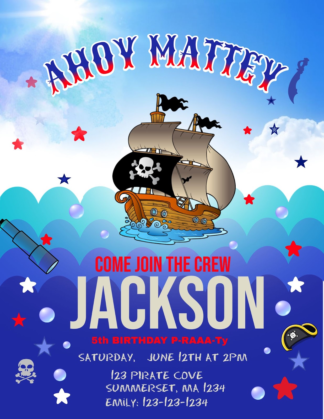 Throw the ultimate pirate party with these fabulous pirate