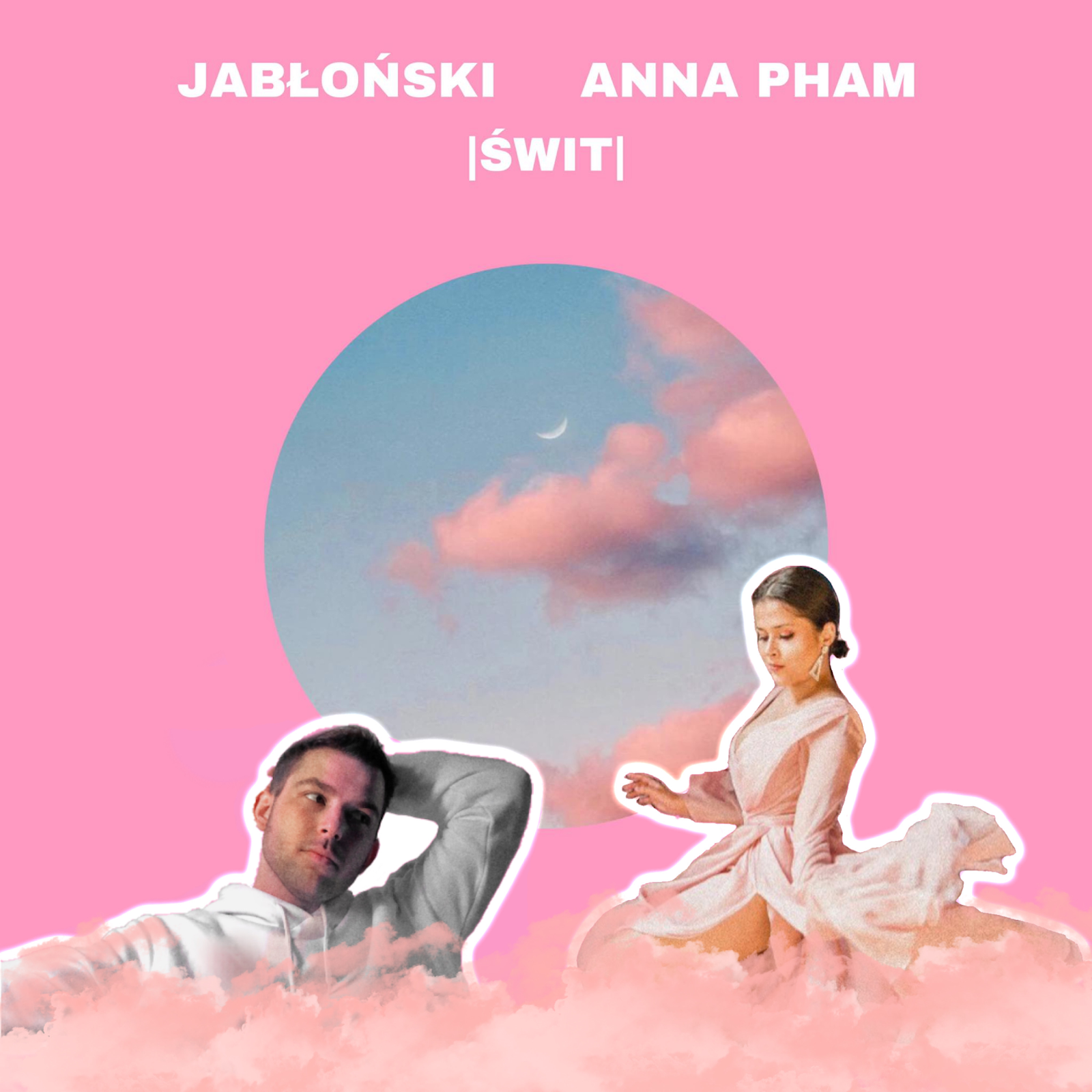 Okładka singla „Świt” Huberta Jabłońskiego i Anji Pham