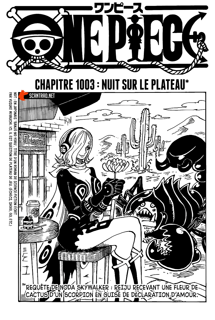 One Piece: Chapter 1003 - Page 1