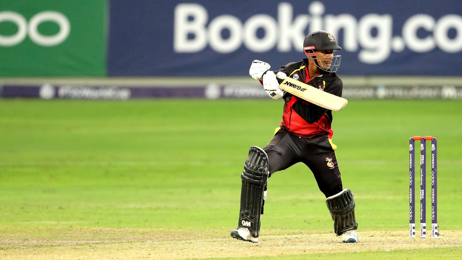 CJ Amini at the T20 World Cup Qualifier