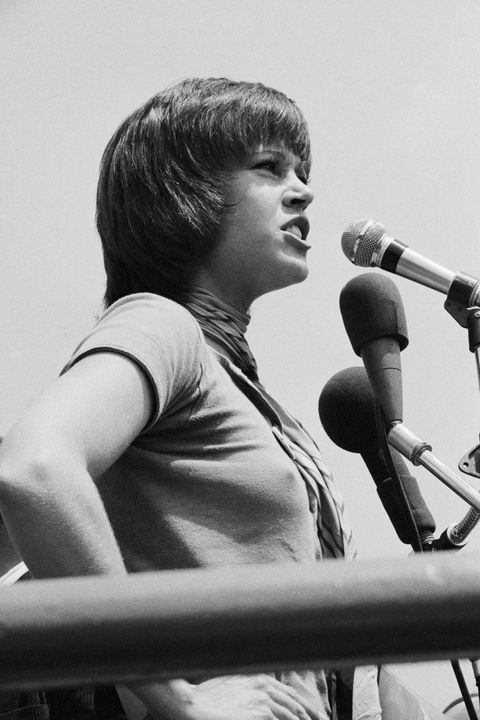 jane fonda speaking at antiwar rally