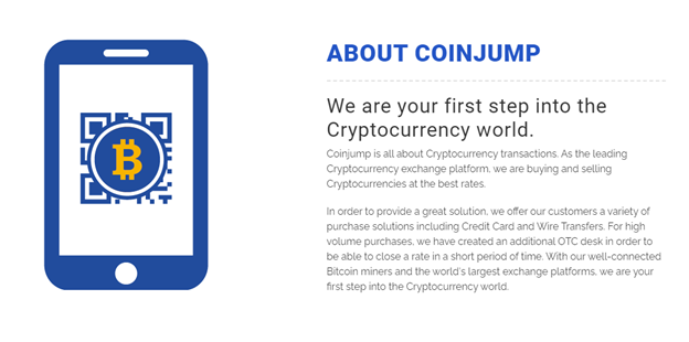 CoinJump crypto exchange benefits