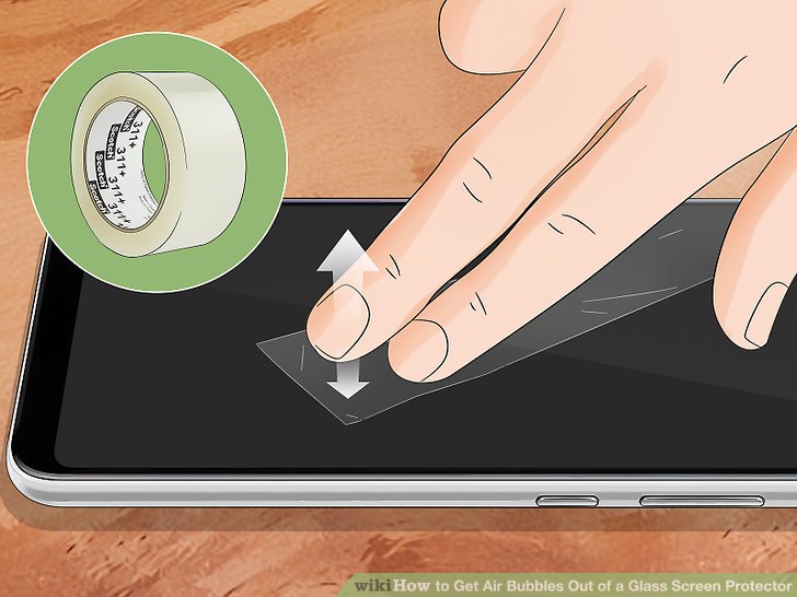 Clean off the remaining dust particles with scotch tape