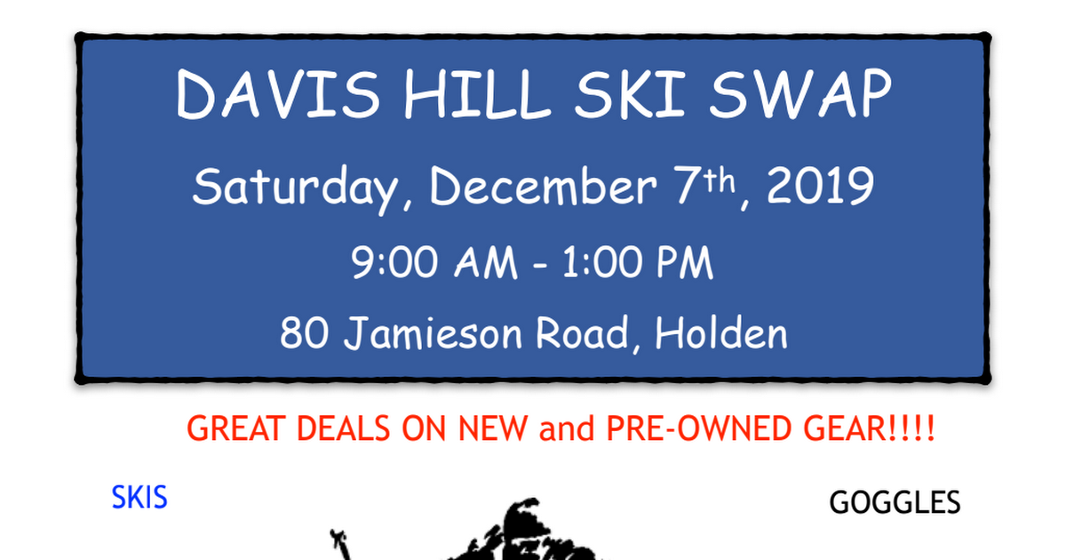 2019 DAVIS HILL SKI SWAP Flyer.pdf