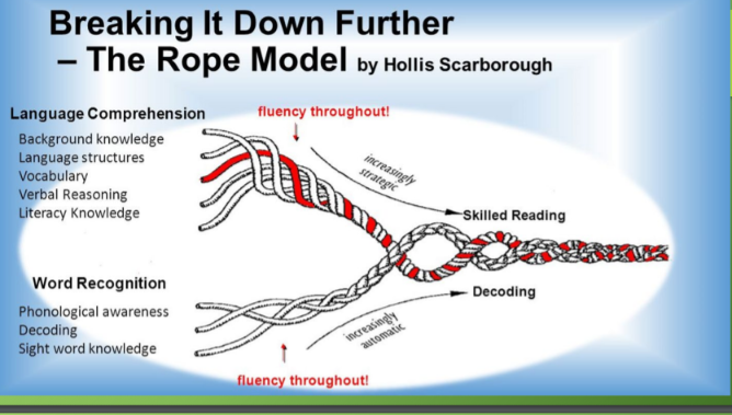 Scarborough's reading rope model