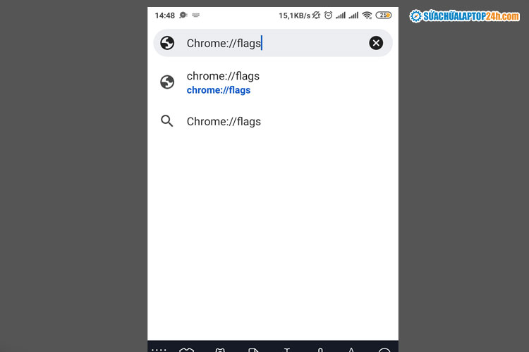 Lệnh Chrome://flags