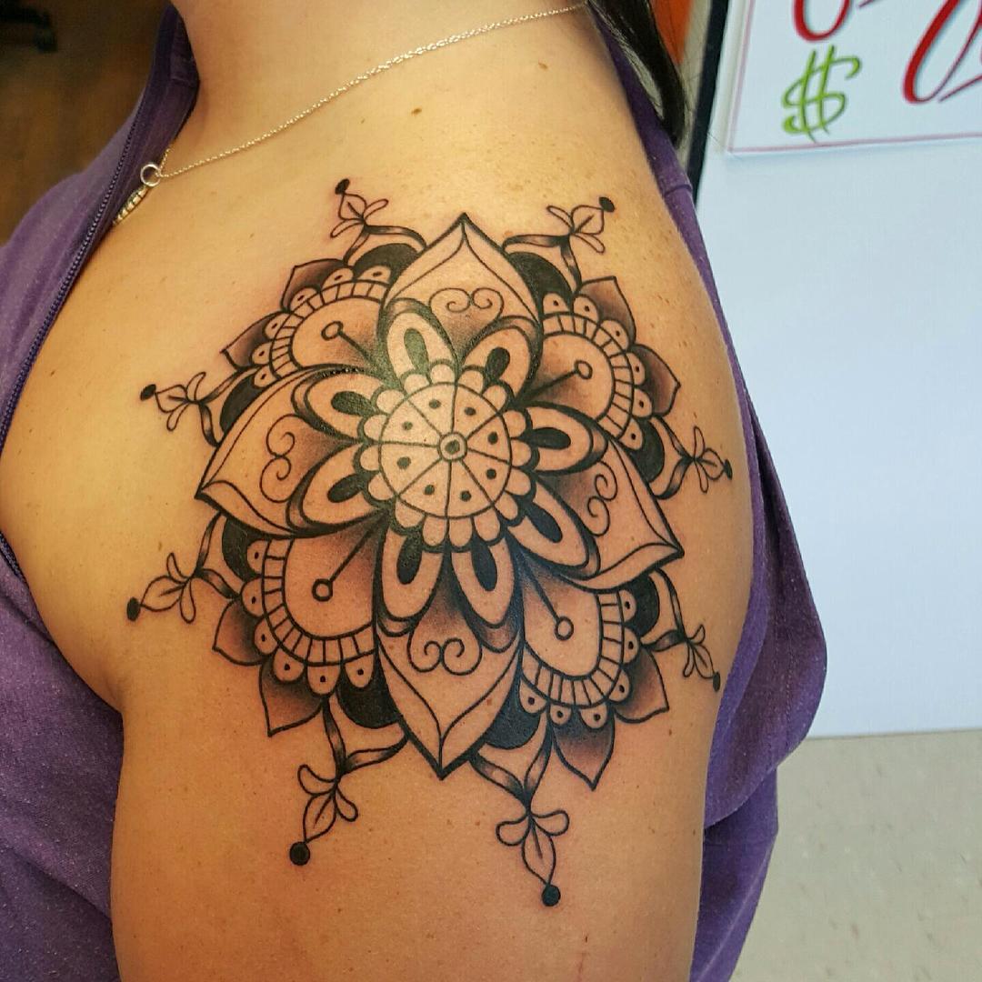 Impressive Mandala Tattoo Idea