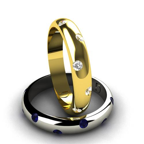 Ir a Alianza "Topos" Alianzas para una Boda en Diamantísimo