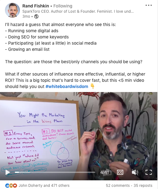 Rand Fishkin whiteboard video