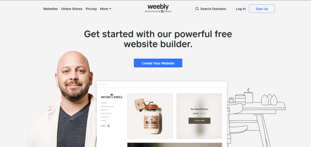 Weebly - free website builder