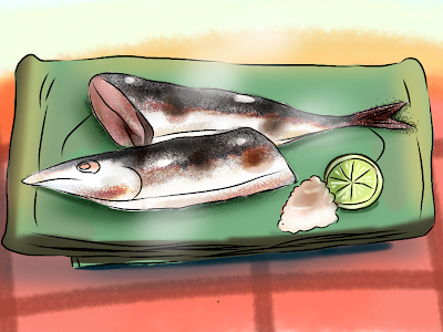 [10000印刷√] 秋刀魚　イラスト 222888-秋刀魚 イラスト