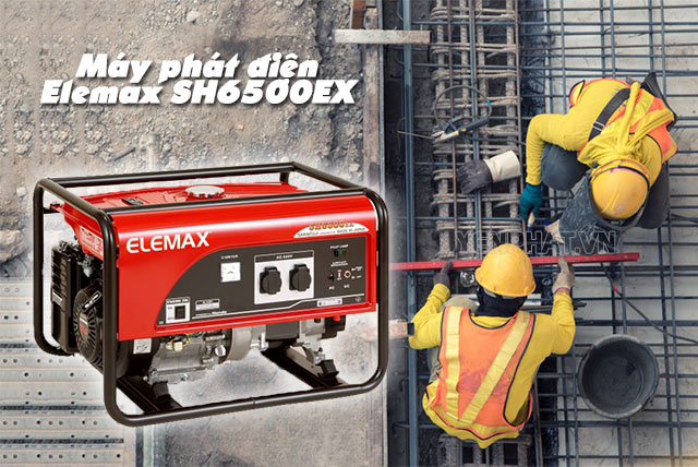 Máy phát điện Elemax SH6500EX - Dòng máy phát điện của gia đình