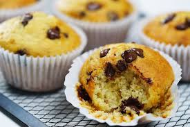 Image result for banana chocolate chip muffins