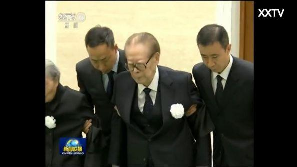 江泽民特别露面 习近平今向天李鹏遗体3鞠躬