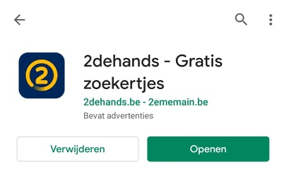 Applicatie verwijderen