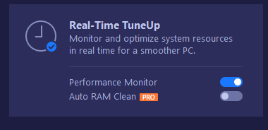 real-time tune up option