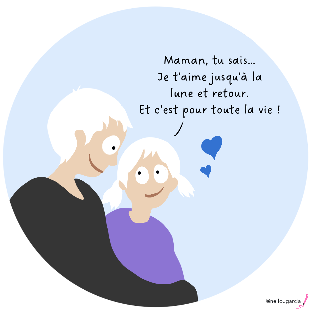 je t'aime jusqu'à la lune