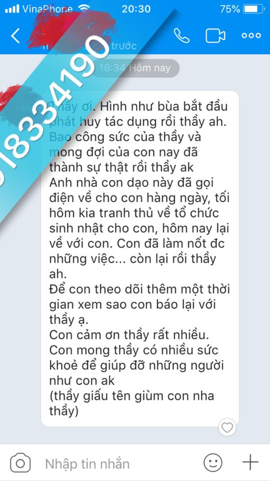 Đánh giá của khách hàng về thầy bùa yêu ở Tiền Giang Pá Vi