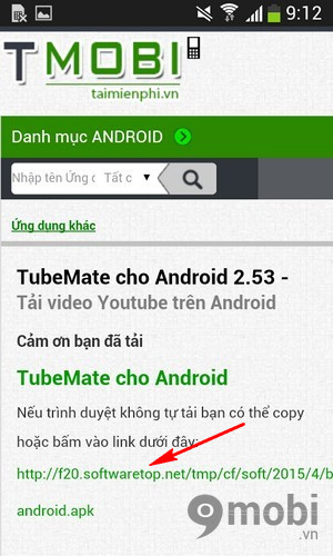 How to download tubemate for Samsung Galaxy S5?1