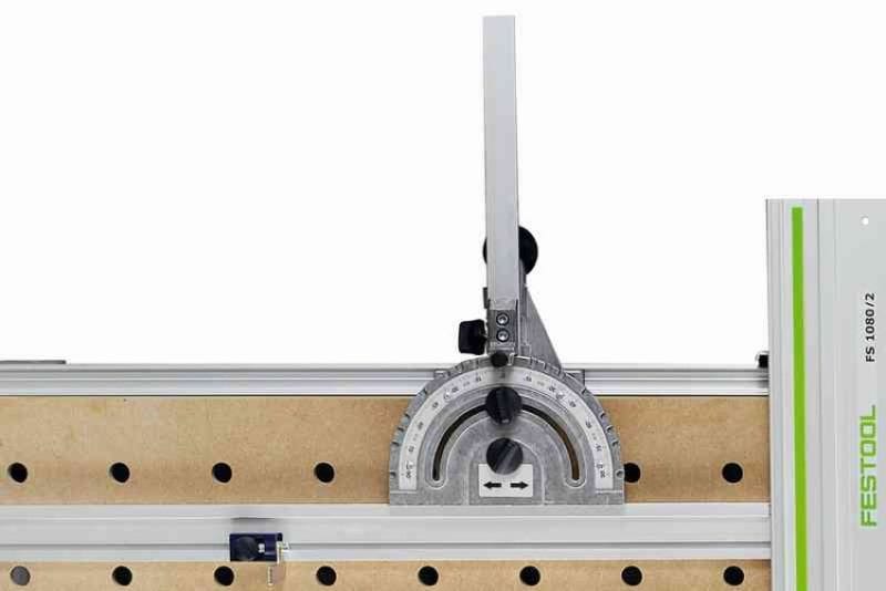 Festool angle unit and angle stop