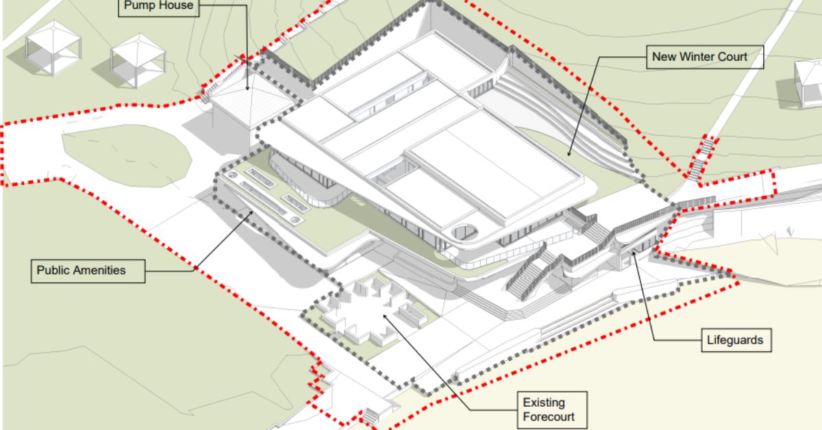 Proposed Building-Axonometric View 