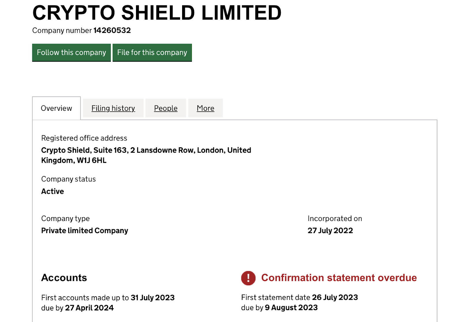 CRYPTO SHIELD LIMITED: reviews-scam
