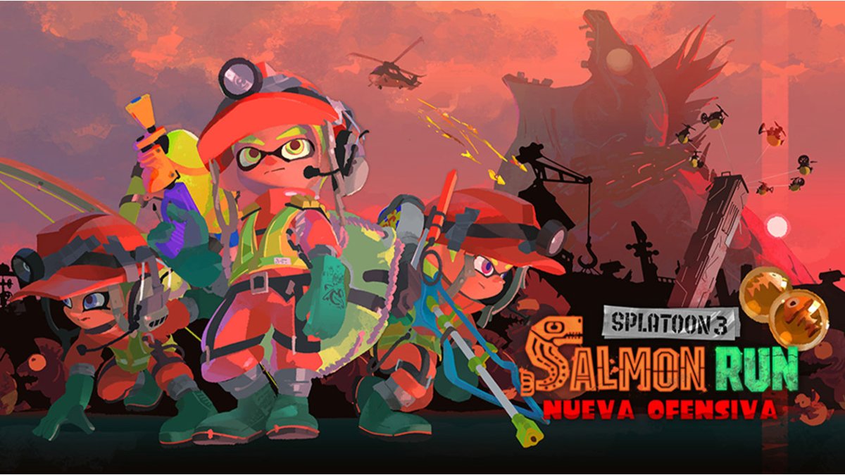 Detalles de Splatoon 3 anunciados durante el Nintendo Direct - Salmon Run