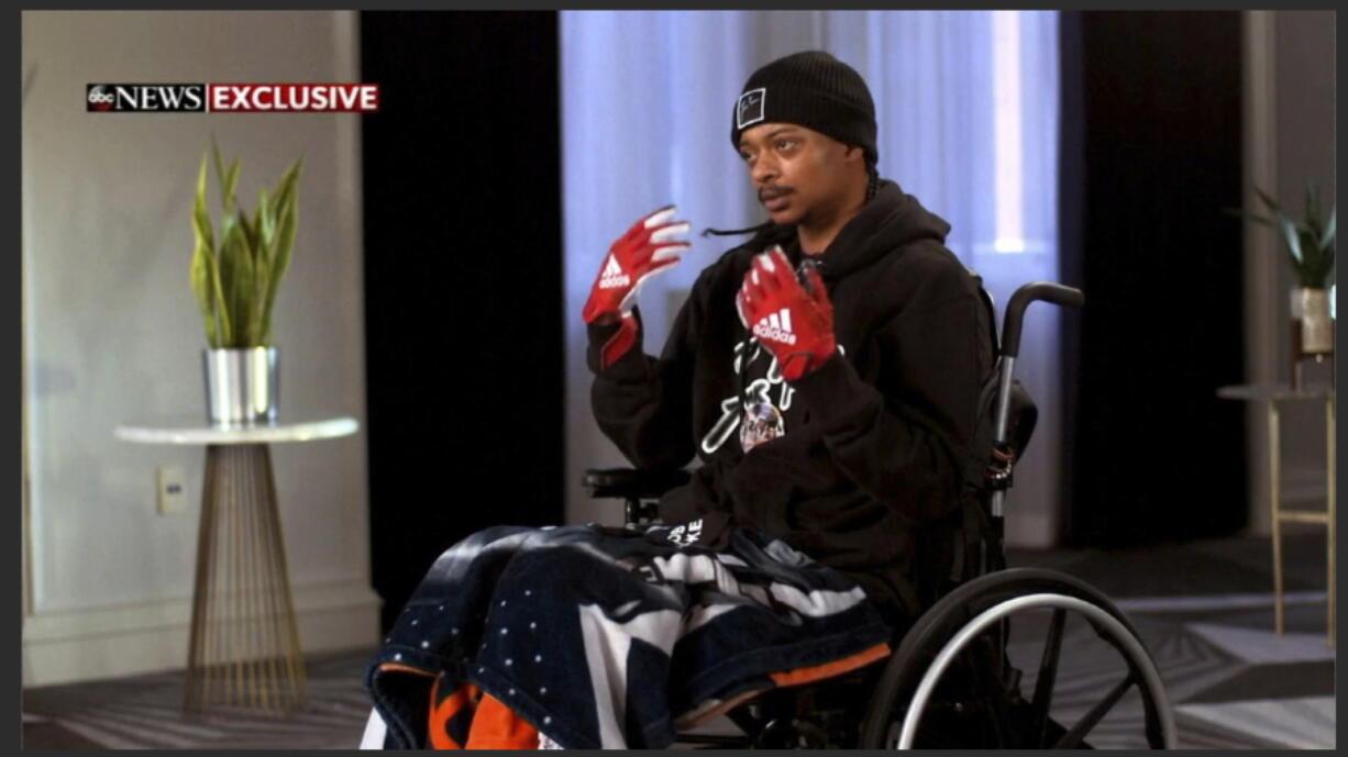 Blake, paralyzed in police shooting, hopeful he'll walk soon - The Columbian