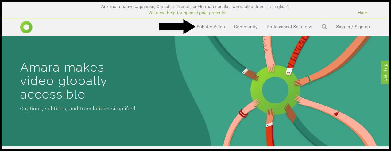 Amara's homepage Subtitle Video button Capture.JPG