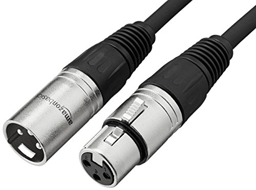 5. AmazonBasics XLR Male to Female Microphone Cable