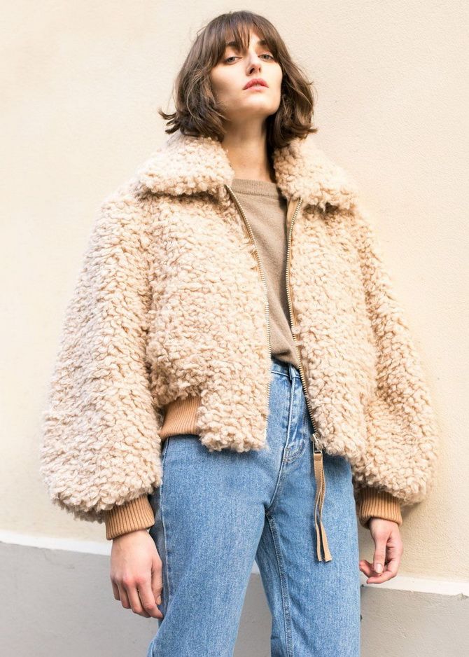 Faux fur jacket: how to wear it in style 5