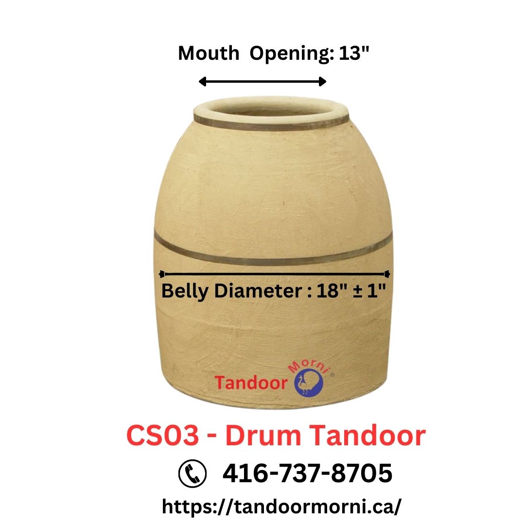 CS03 - Drum Tandoor clay pot