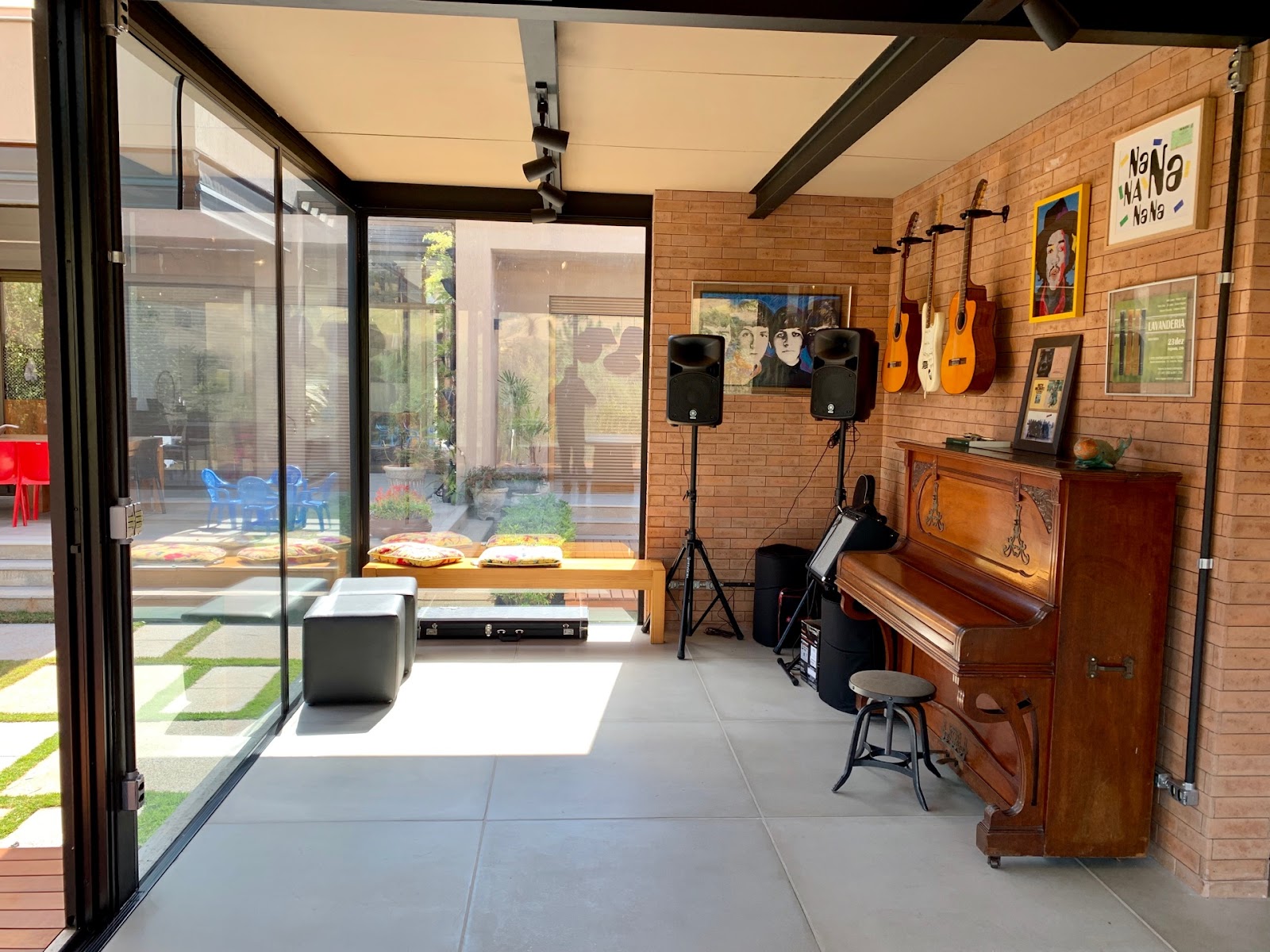 estúdio de música em casa
