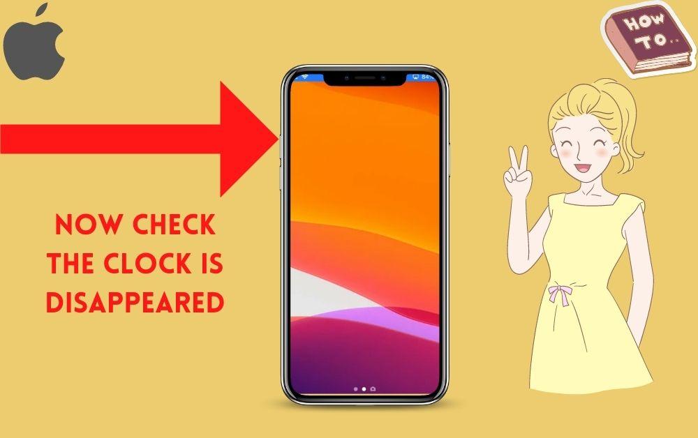 Now Check Your iPhone Lock Screen Clock Is Moved
