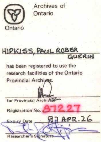 Archives Ontario