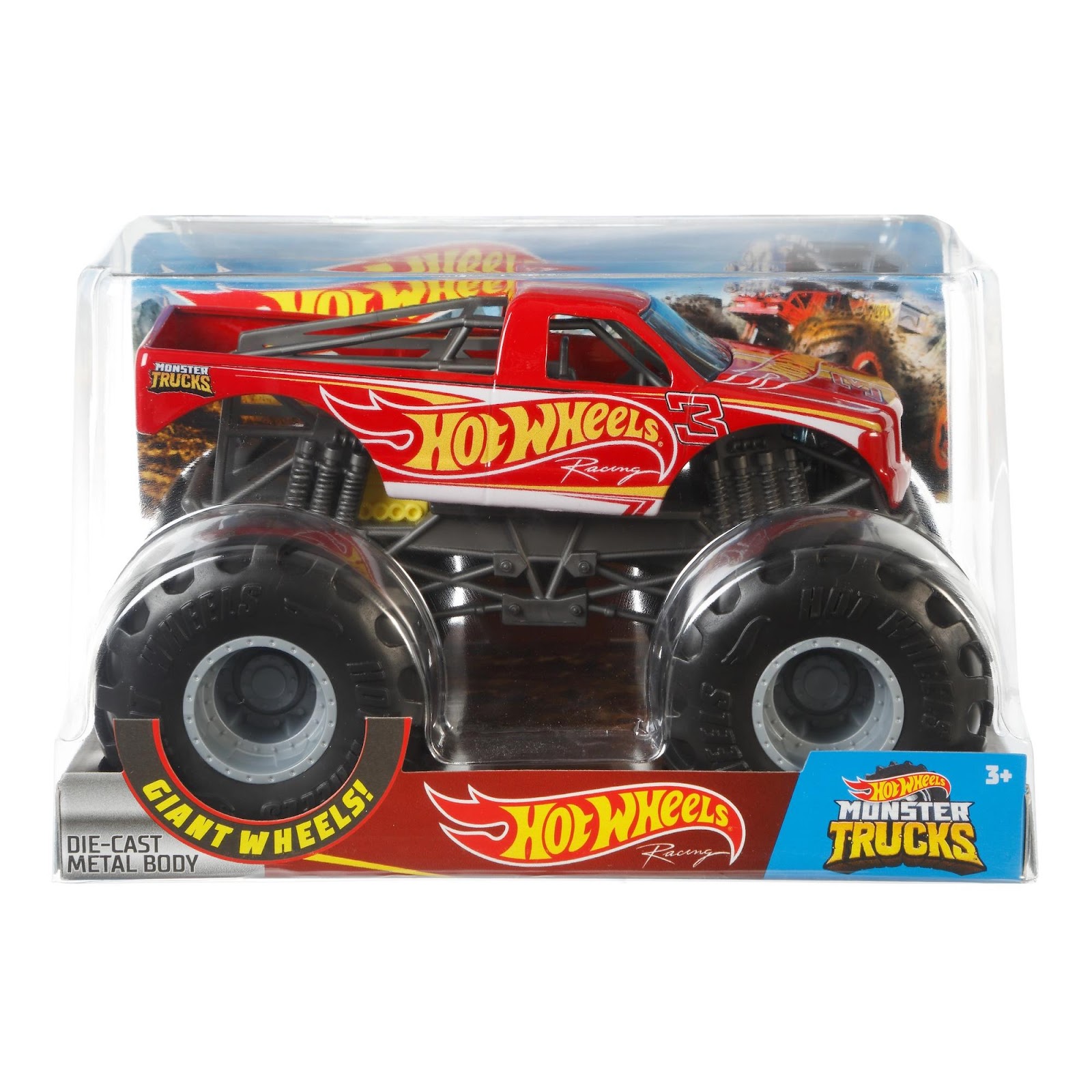 Hot Wheels Monster Trucks 124Scale treasure hunt redlines matchbox car