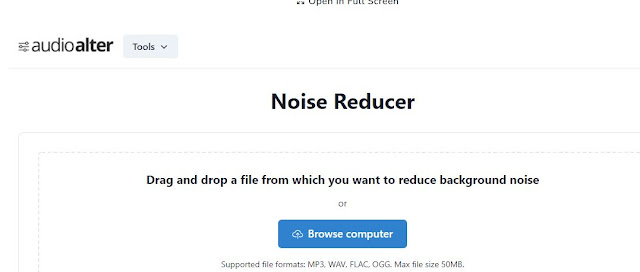 free online tool to remove background noise from audio