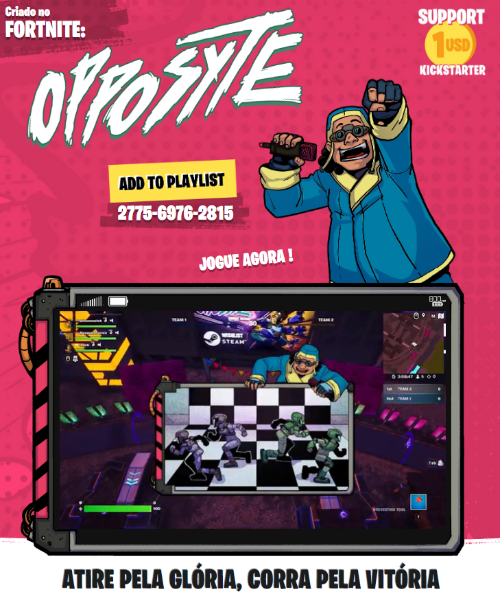 Brazilian game Opposite arrives in Fortnite today