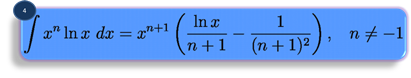 integration formula