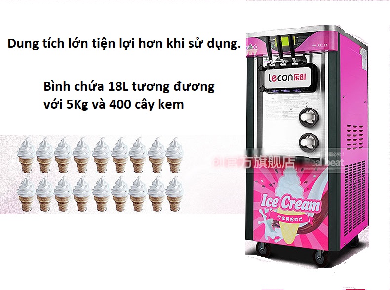 Máy làm kem Lecon tự động - ảnh 5