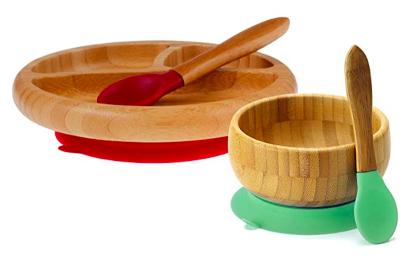 Avanchy bamboo bowl and plate