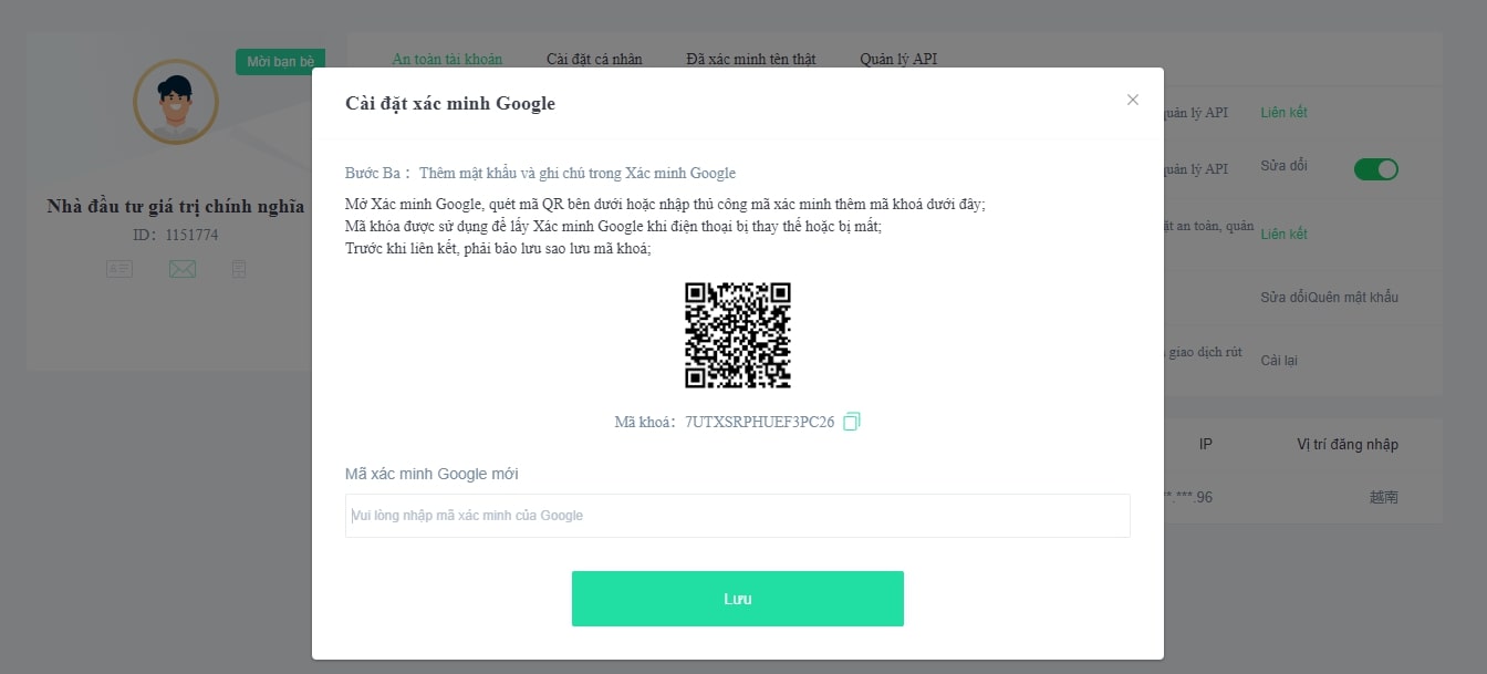Hướng dẫn xác minh Google