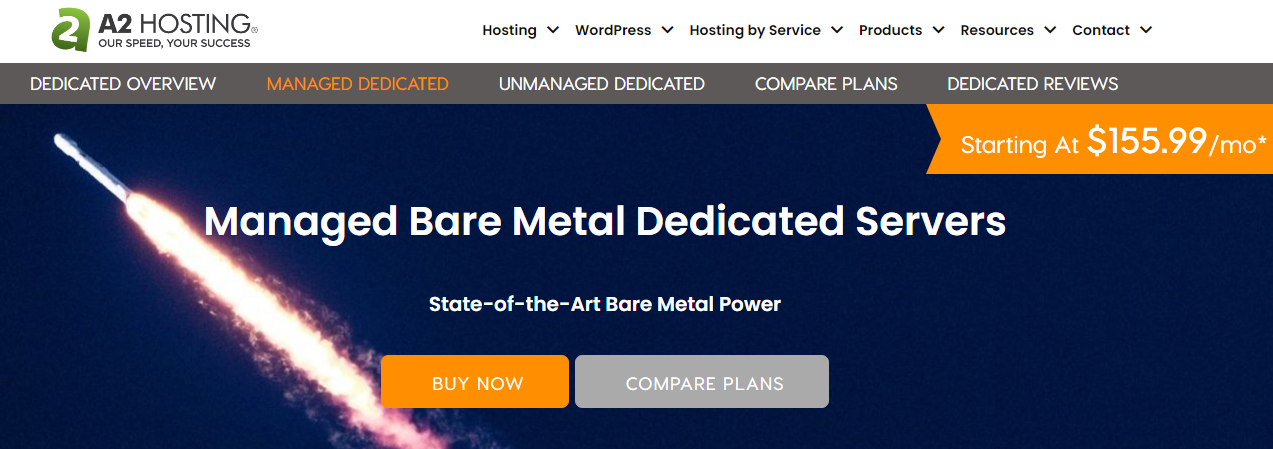 a2hosting bare metal dedicated servers