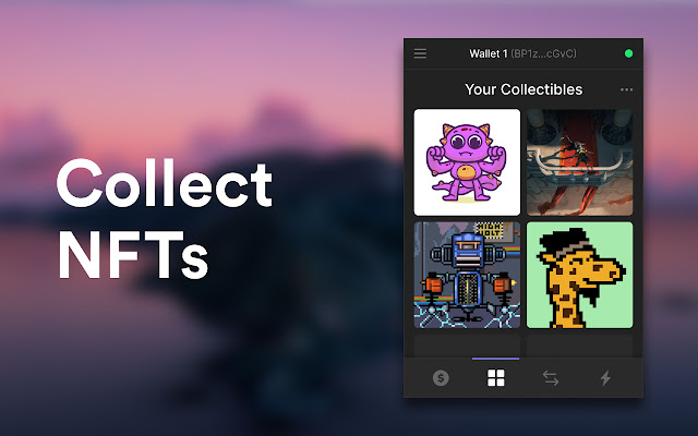 Phantom Wallet offering users to collect NFTs