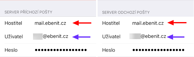 Nastavení ebenit e-mailu pro iOS - 7