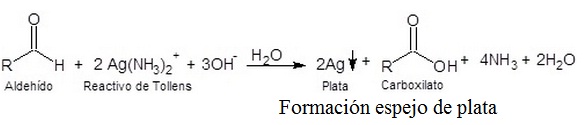 Resultado de imagen para la prueba de tollens