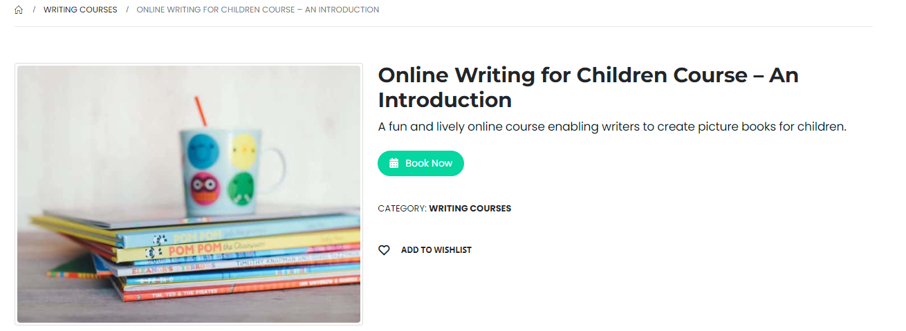 Online Writing For Children Course - An Introduction