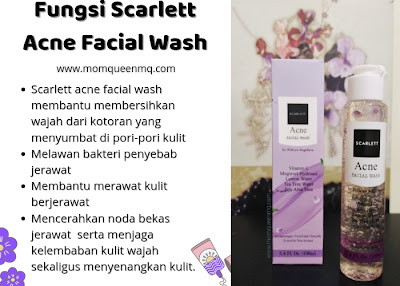 fungsi Scarlett Acne Facial Wash